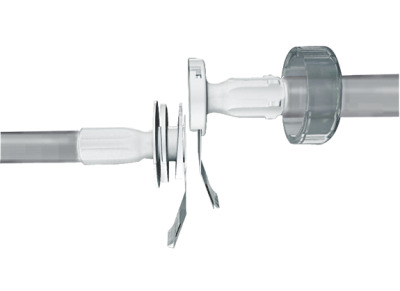 Opta® SFT Male Sterile connector, 3/8" HB. For assembly with TPE tubing