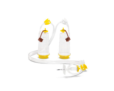 Sterisart® system, with septum, for pre-filled syringes