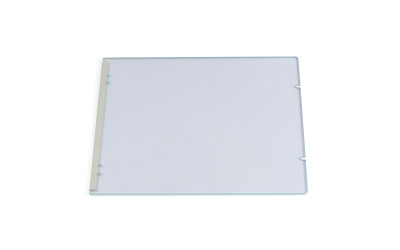 Front glass plate