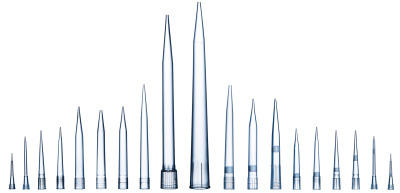 Optifit Non Sterile Extended Pipette Tips, Racked