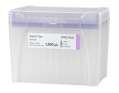 Optifit Extended Pre-Sterlized Pipette Tips, Racked