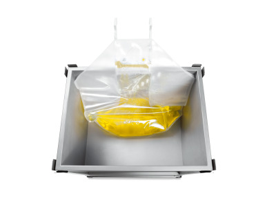 Flexsafe® 3D Bag for Palletank® - MPX - Tri-Clamp with Leak Test Line - 100 L