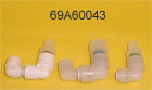 Set of UF connectors (red, green, blue)