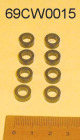 Spacers for shock absorbers (qty. of 8)