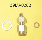 Set of adapters (1/8" / M5)